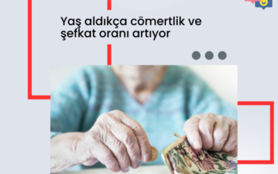 Yaş aldıkça cömertlik ve şefkat oranı artıyor